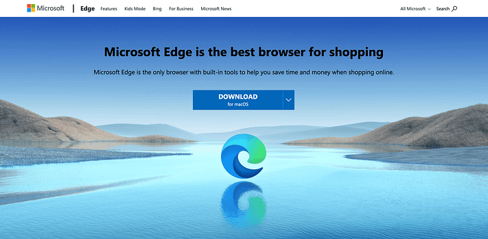 El navegador web Microsoft Edge.