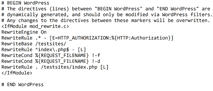 Un archivo .htaccess, que se puede editar para proteger sitios contra ataques XSS.