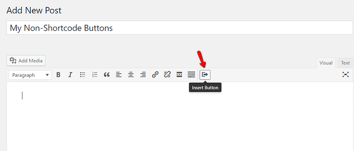 agregar botones en WordPress con olvidarse de los botones de shortcode