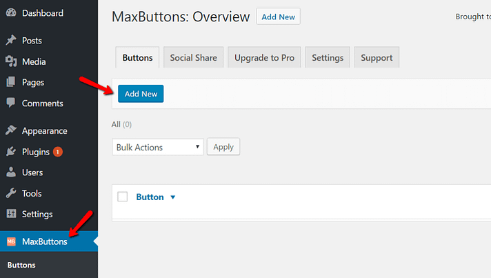 cómo agregar botones en WordPress con maxbuttons