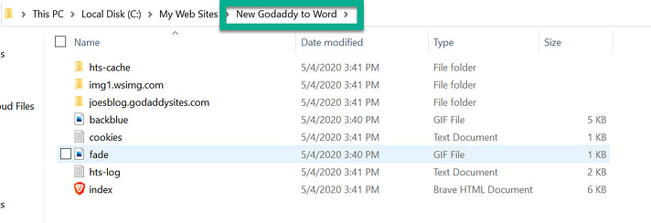 ubicación del archivo - Creador de sitios web de GoDaddy para WordPress